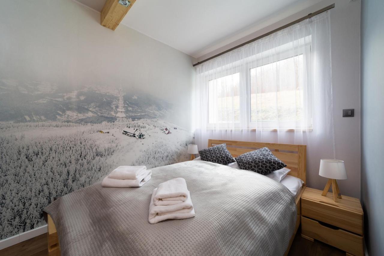 Apartament Z Garazem "Widok Na Skrzyczne" - Sloneczna Gora Щирк Екстер'єр фото
